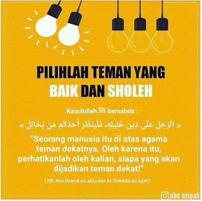 Hati Hatilah mengambil teman