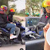 (Video) 'Kau kenapa nak rakam-rakam?!' - Nazrief Nazri kesal, penunggang motosikal tunjuk f***k sedangkan dia bunyikan hon bersebab