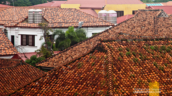 Vigan as seen from the Hotel Luna Rooftop in Vigan