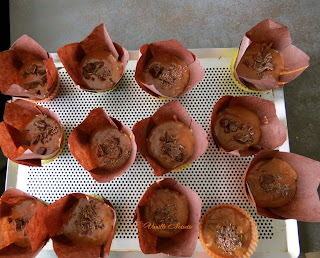 MUFFINS TOUT CHOCOLAT avant cuisson 