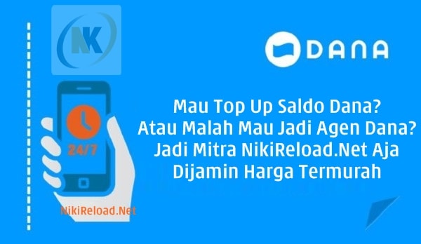 NikiReload.net PT Aslamindo Eltama Raya Jember Agen Top Up Saldo Dana Termudah dan Praktis