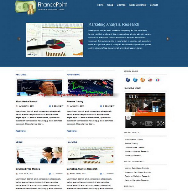 Finance Point WordPress Theme