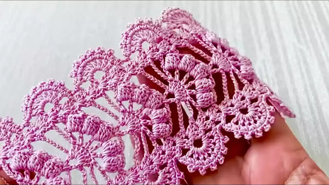 PASO A PASO GRATIS de Encaje Elegante a Crochet