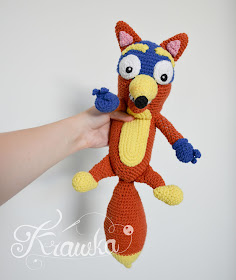 Krawka: Swiper fox crochet pattern by Krawka from Dora the explorer kids tv show