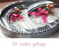 DIY cadre grillage