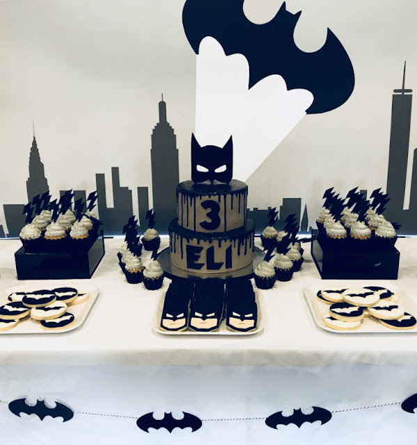 Modern Monochromatic Batman Party Ideas by The Celebration Stylist