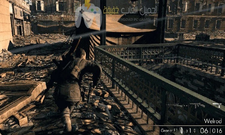 تحميل لعبة Sniper Elite V2 مضغوطة من ميديا فاير