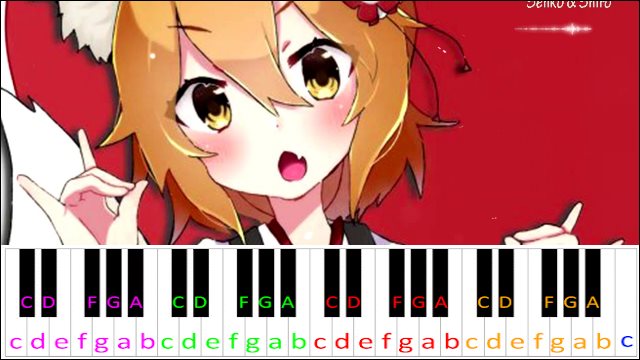 Koyoi Mofumofu (Sewayaki Kitsune no Senko-san) Piano / Keyboard Easy Letter Notes for Beginners