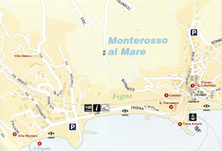 Mapa de Monterosso al Mare.