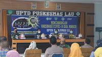 Danlanud Sultan Hasanuddin Vaksinasi covid-19 di UPTD Puskesmas Lau Kabupaten Maros