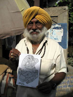 Kikasso, artista. Pushkar