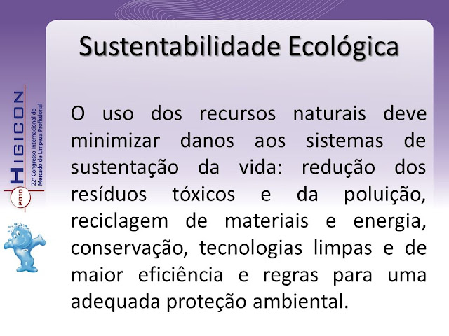 SUSTENTABILIDADE ECOLÓGICA