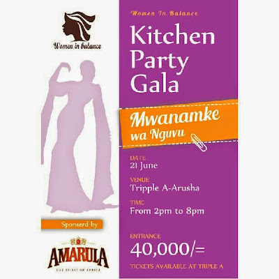 Kitchen Party Gala ndani ya Jiji la Arusha