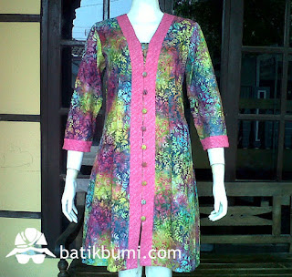 tunik batik cap smoke