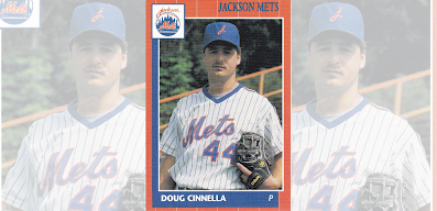 Doug Cinnella 1990 Jackson Mets card