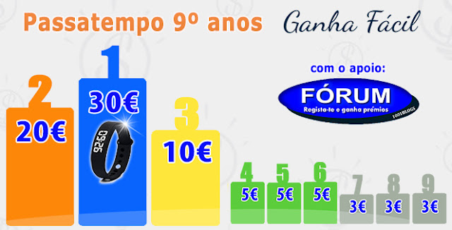 ganha fácil prémios passatempo concurso poupa 1001blogs 1001blogsforum smartwatch ganhar podium