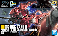 Carátula de la caja del MS-06S Char's Zaku II