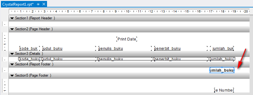 Cara Menghitung Total (SUM) di Crystal Report