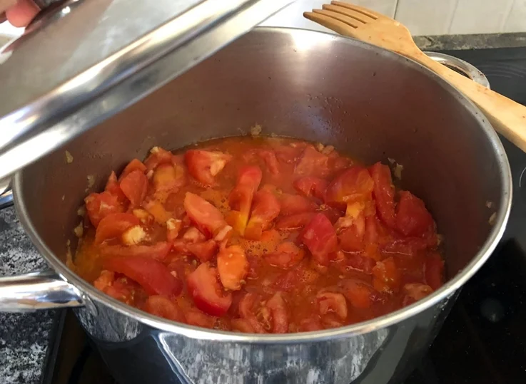 Salsa de tomate casera