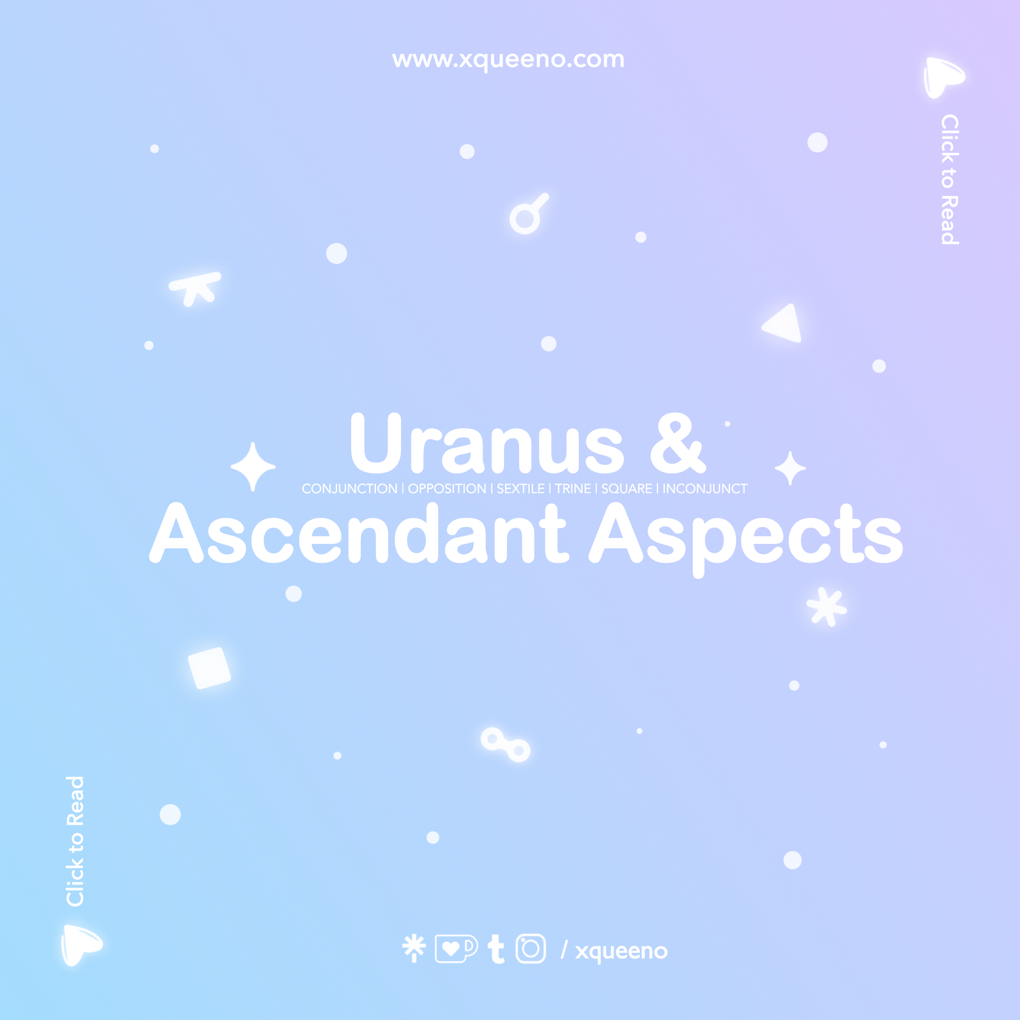 Natal Uranus and Ascendant Aspects Trine Sextile Square Opposite Inconjunct Conjunct Quincunx