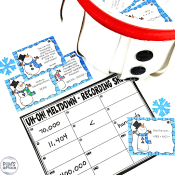 Make math practice fun with this "Snowman Meltdown" winter activity.