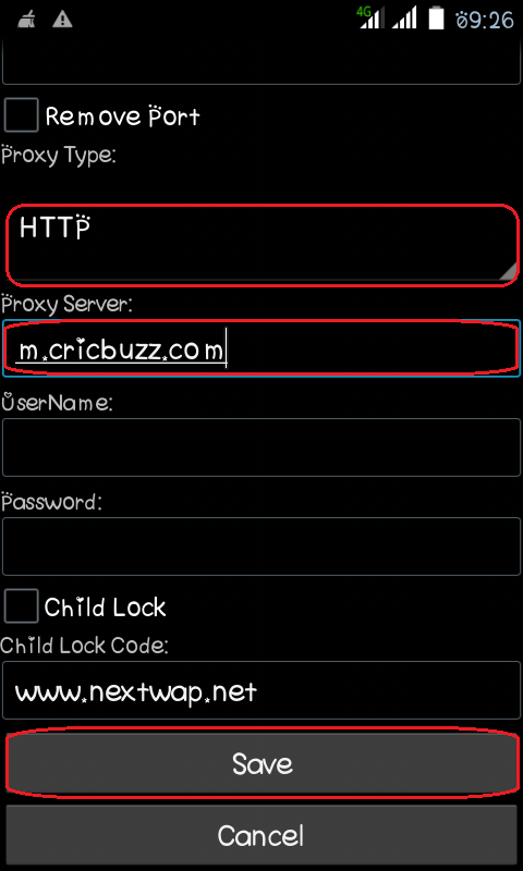 Opera Mini - m.cricbuzz.com as HTTP Proxy - Robi Free Net For Android