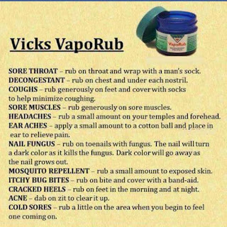 vicks vaporub Benefits