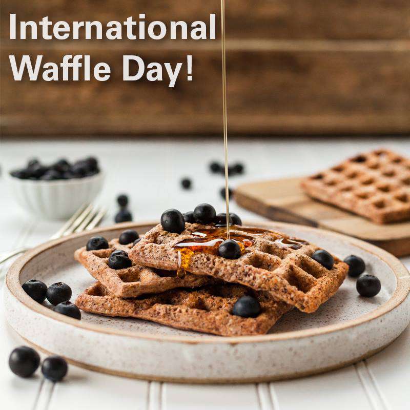 International Waffle Day Wishes Awesome Images, Pictures, Photos, Wallpapers