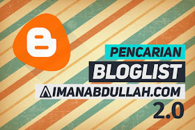 Segmen Pencarian Bloglist aimanabdullah.com 2.0