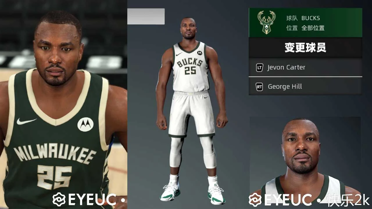 NBA 2K23 Serge Ibaka Cyberface