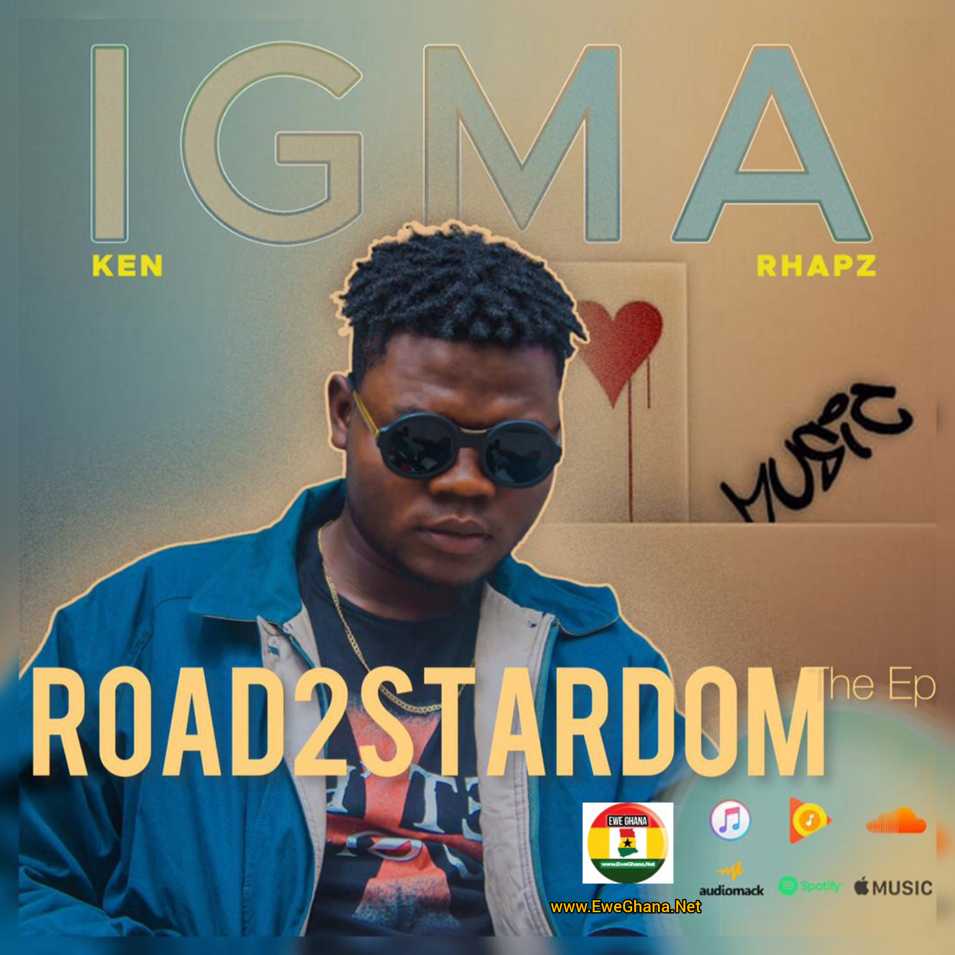 Ghanaians fast rising singer and a rapper “Ken Rhapz" from Tema drop a disturbing EP which he titled Road2stardom.