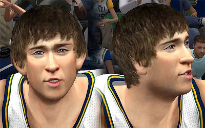 NBA 2K13 Gordon Hayward Cyberface Patch