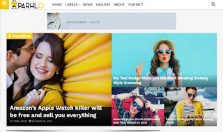  is a Premium Magazine Blogger Template inspired from Wordpress Theme Parhlo Magazine