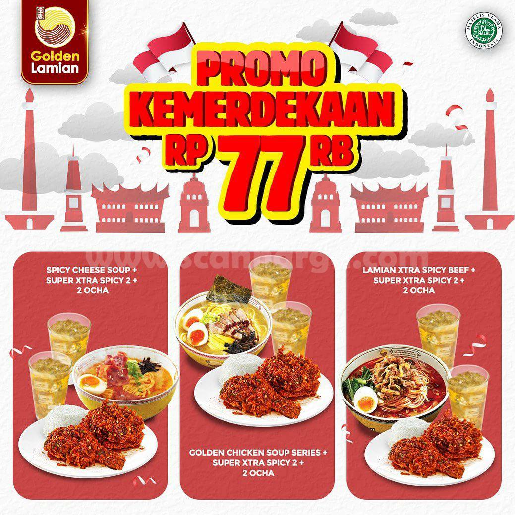 Promo GOLDEN LAMIAN Hari KEMERDEKAAN – Paket Berdua only 77RB*