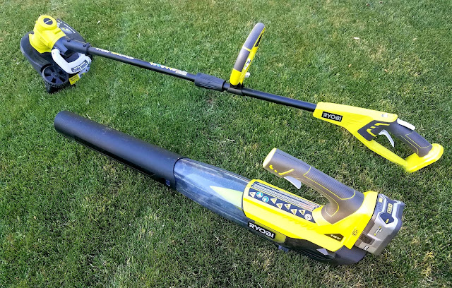 Ryobi One Battery Powered Blower and Edger