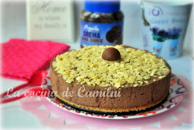 Tarta mousse de crema dark cookie (La cocina de Camilni)