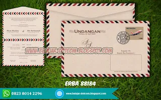 Download Settingan Blanko Undangan ERBA Lengkap Format Cdr