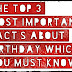 The Top 3 Most Important Fact's About Birthday Which You Must Know 