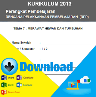 Download RPP Kurikulum 2013 Kelas 2 SD Tema Merawat Hewan dan Tumbuhan Semester 2