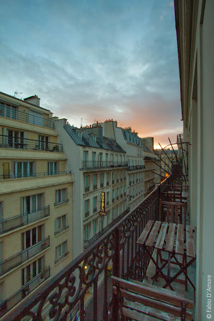 Alba dall'hotel-Parigi