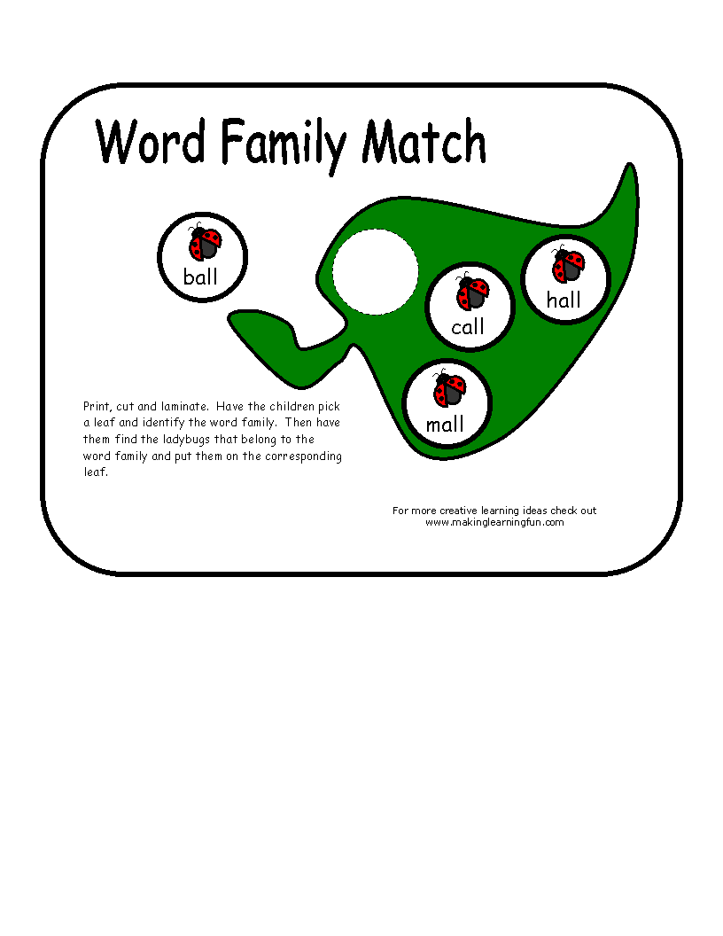 http://makinglearningfun.com/themepages/LadybugWordFamily.htm