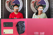 2 Pelaku Penyalahgunaan Narkotika diamankan Satresnarkoba Polres Toraja Utara Usai Memesan dan Menjemput Paket
