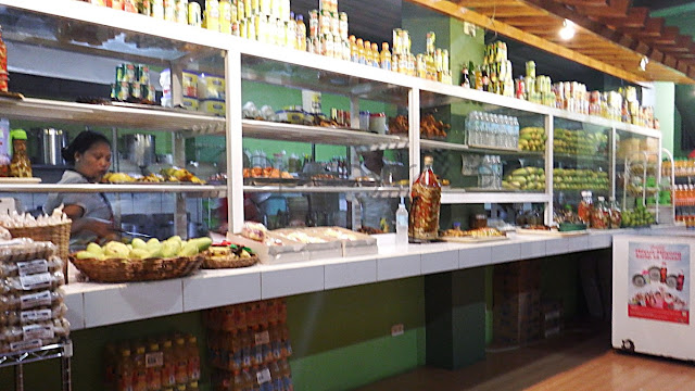 food display counter at Nato & Helen Native & Seafoods Restaurant