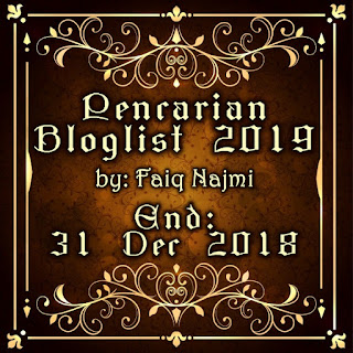 Segmen : Pencarian Bloglist Faiq Najmi 2019, Blogger, Blog, 