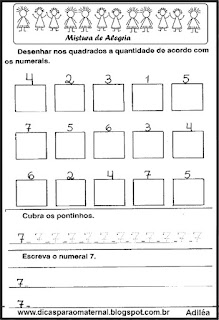 Atividades de matemática para educação infantil