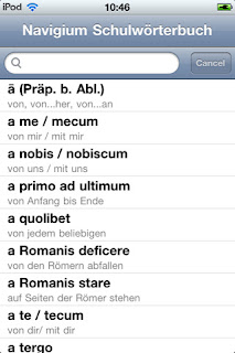 Navigium Schulwörterbuch Latein IPA App Version 1.0