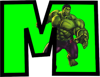 letter m alphabet hulk