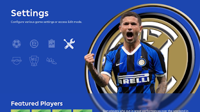 PES 2020 FC Internazionale Menu Mod by Hawke