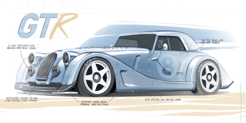 Morgan Motor Company unleashes the Plus 8 GTR special project