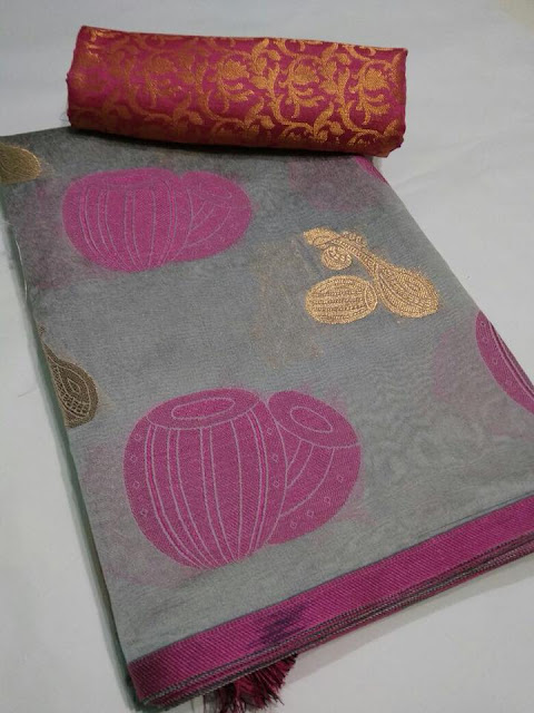 Banarasi Cotton Silk Sarees 